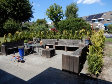 Coniferen plaatsen - resultaat Tuin