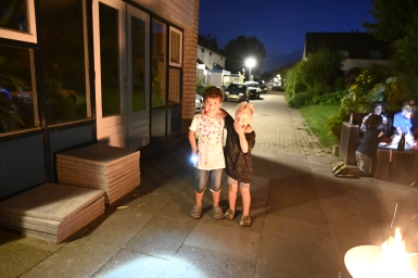 Kamperen in de binnentuin kamperen