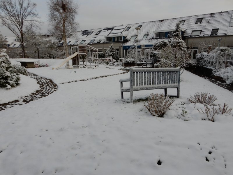 Sneeuw op 1 april Sneeuw