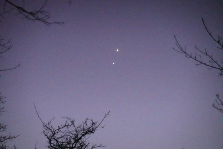 Venus en Jupiter Venus